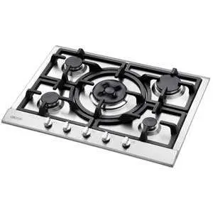 اجاق گاز صفحه‌ای استیل البرز مدل S5702 (استیل آجدار، ۵ شعله)